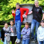 Les élèves de latin à Mariemont