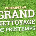 Participez au Grand Nettoyage de Printemps